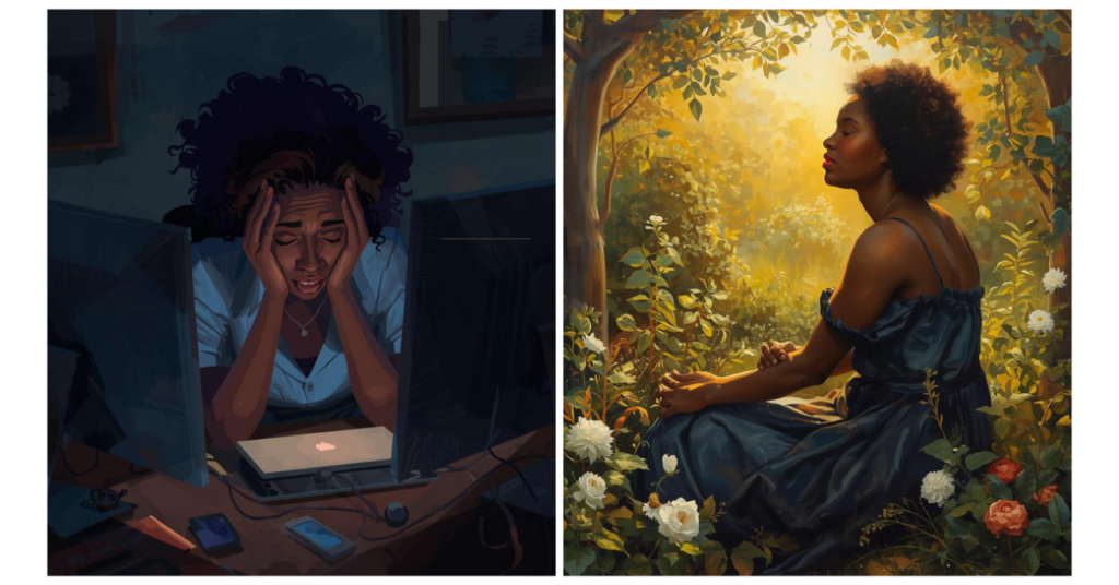 soft life calm relaxation feminine energy