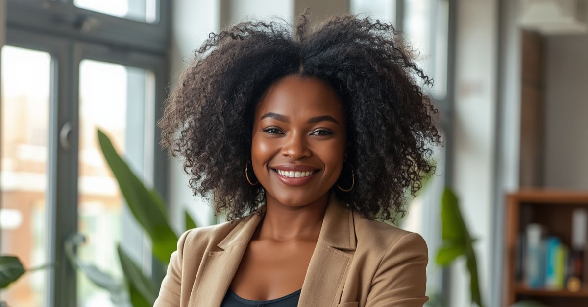 Successful woman balancing wealth, wellness, and happiness in her daily life